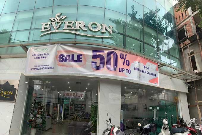 Showroom Everon 439 Hoàng Diệu, phường Bình Thuận, quận Hải Châu, Tp. Đà Nẵng