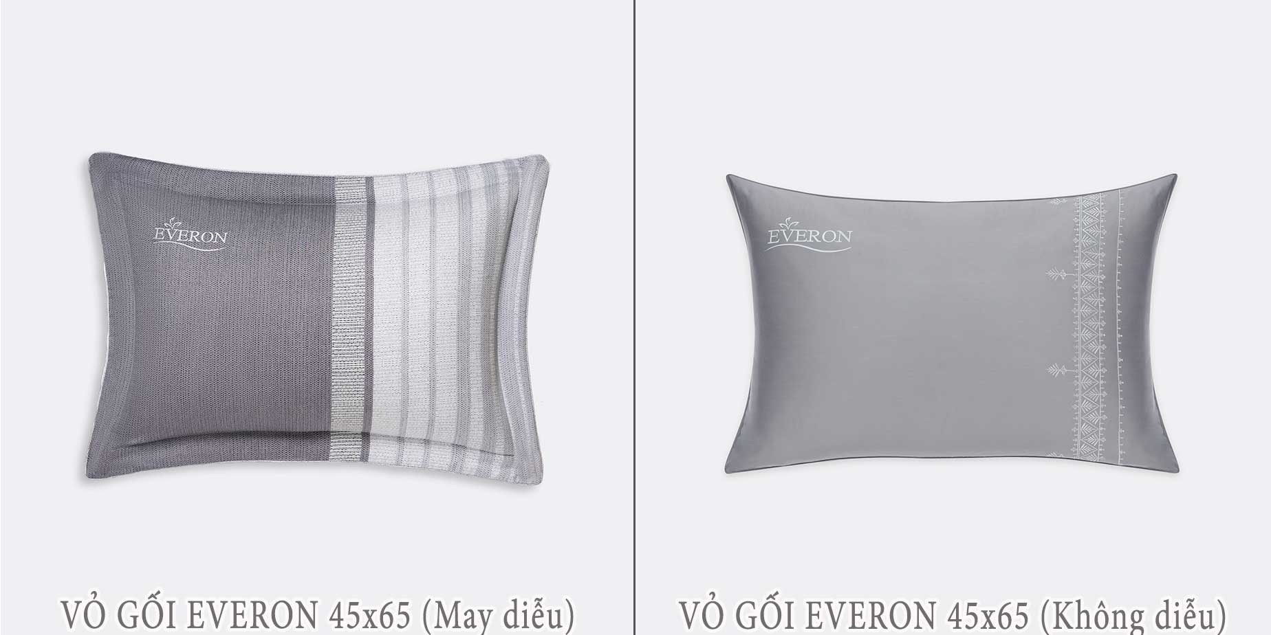 Hình ảnh các loại vỏ gối nằm của Everon
